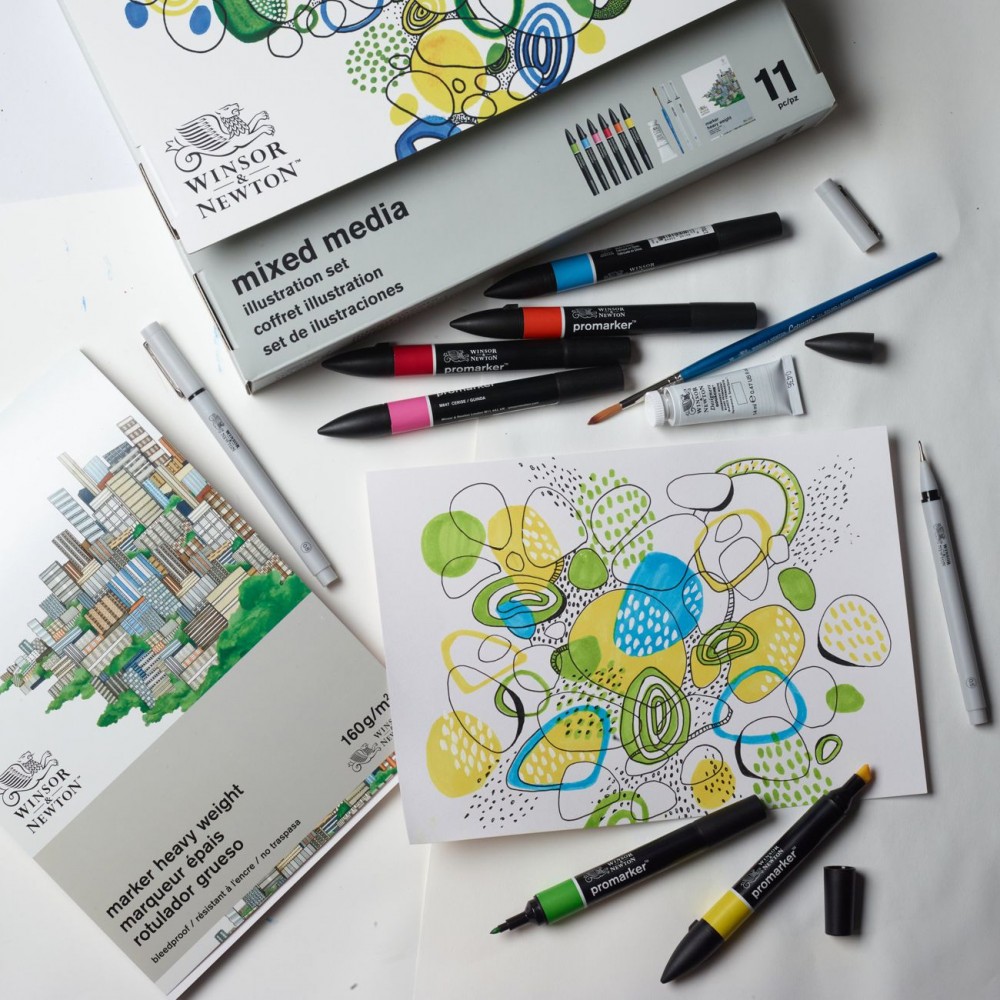 Estojo de Ilustração Mix Media Winsor & Newton