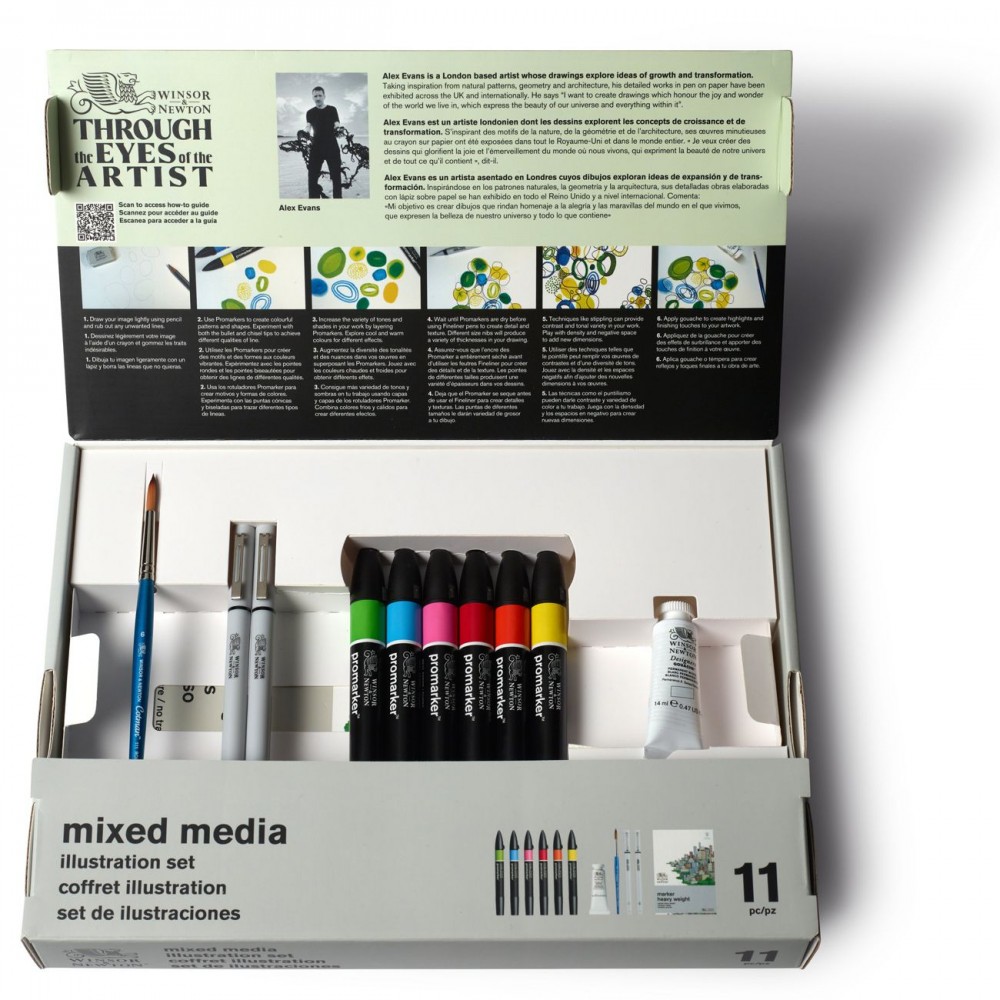 Estojo de Ilustração Mix Media Winsor & Newton