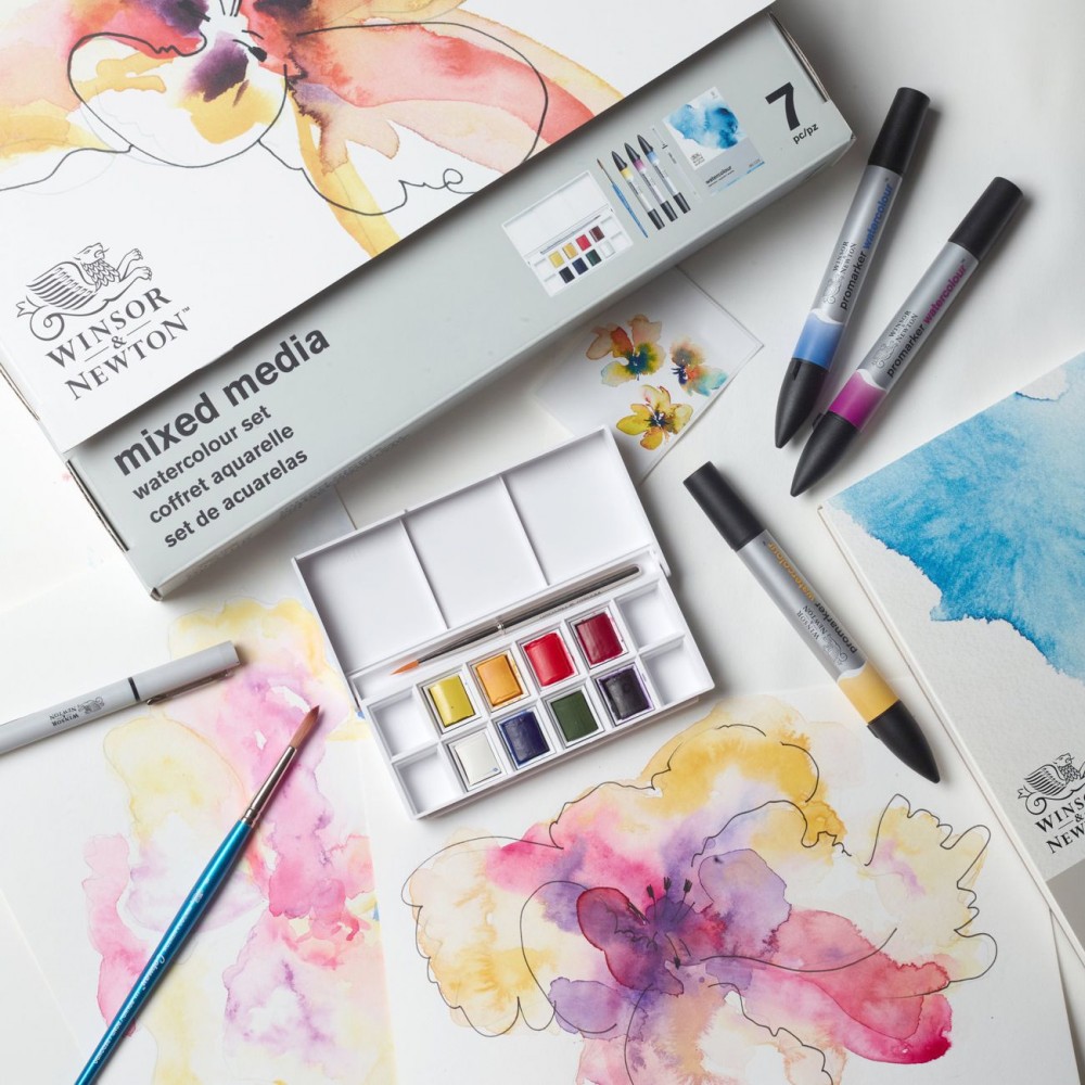 Estojo de Aquarela Mix Media Winsor & Newton