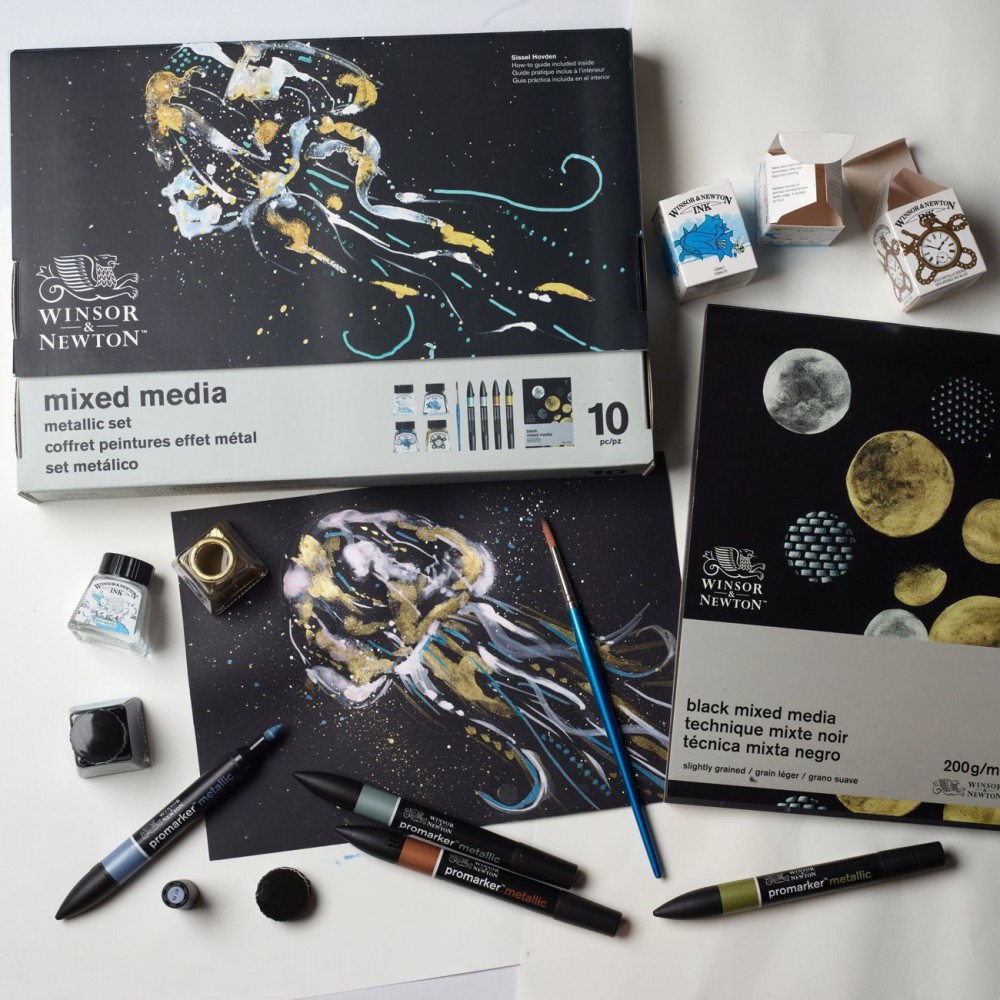 Estojo Metálicos Mix Media Winsor & Newton