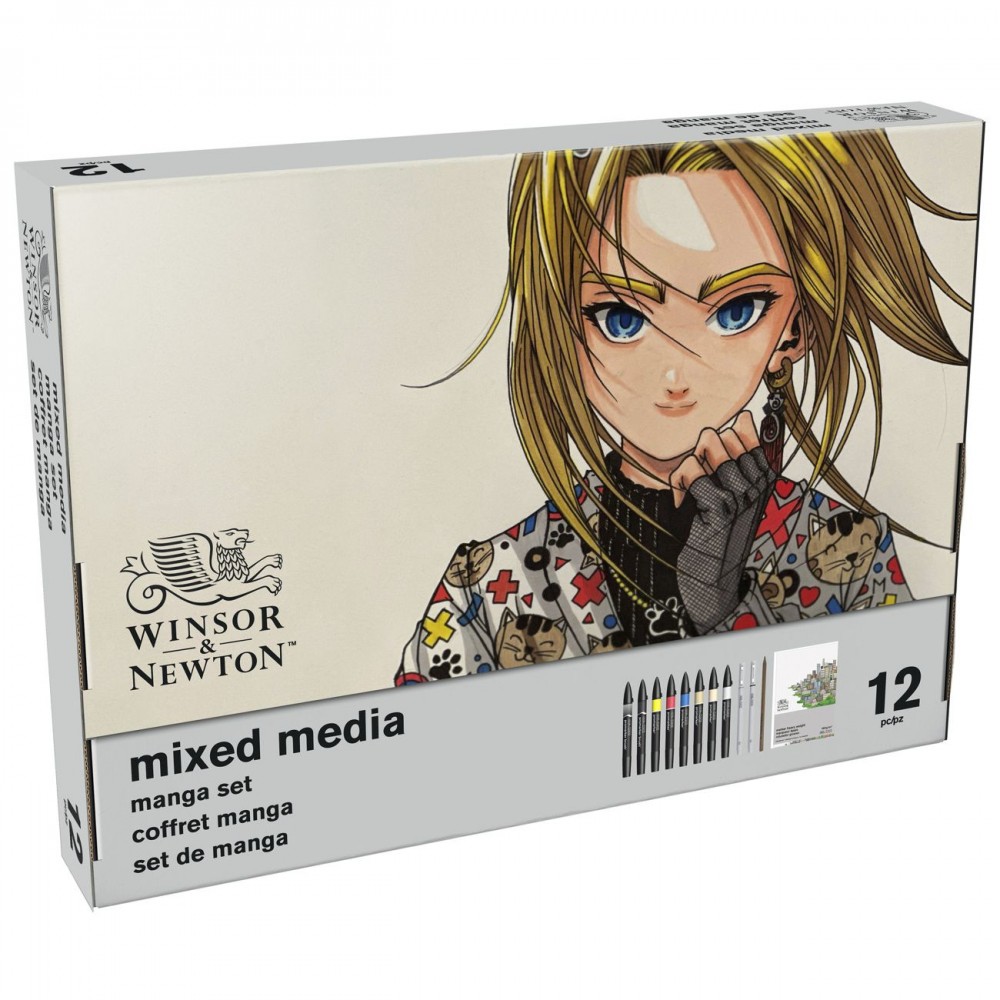 Estojo de Desenho Gráfico e Mangá Winsor & Newton