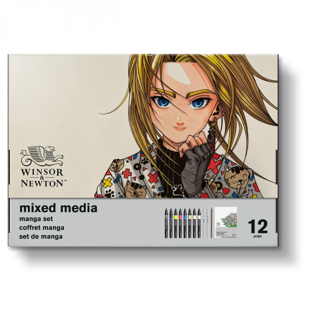 Estojo de Desenho Gráfico e Mangá Winsor & Newton
