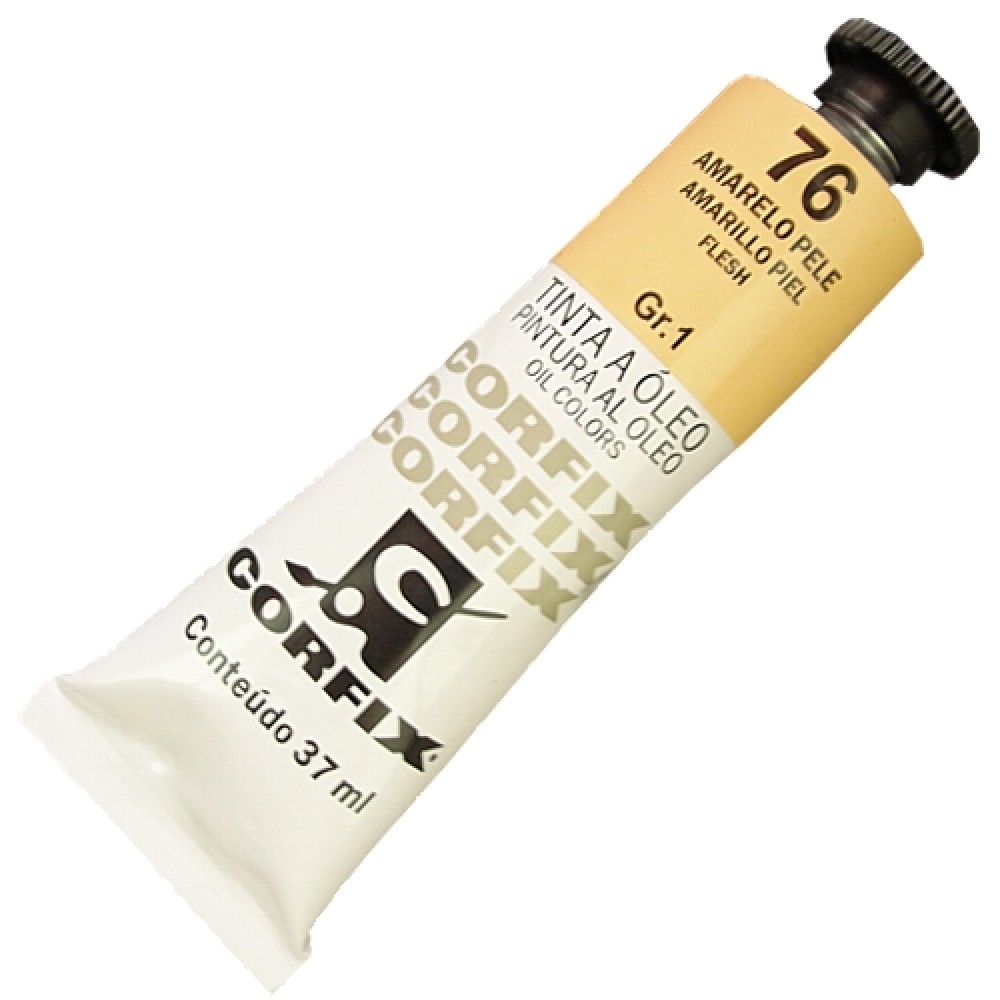 Tinta a Óleo Corfix 37ml 076 Amarelo Pele G1