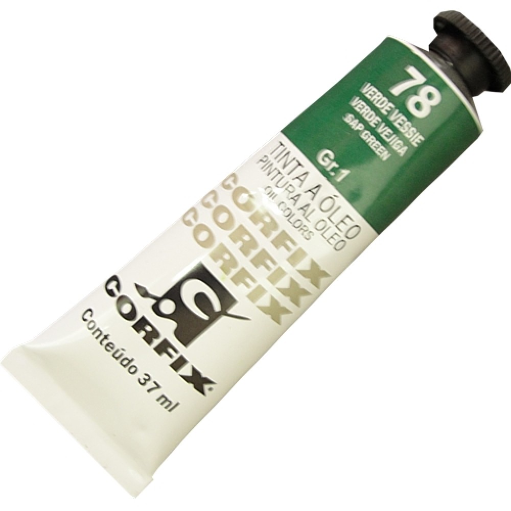 Tinta a Óleo Corfix 37ml 078 Verde Vessie G1