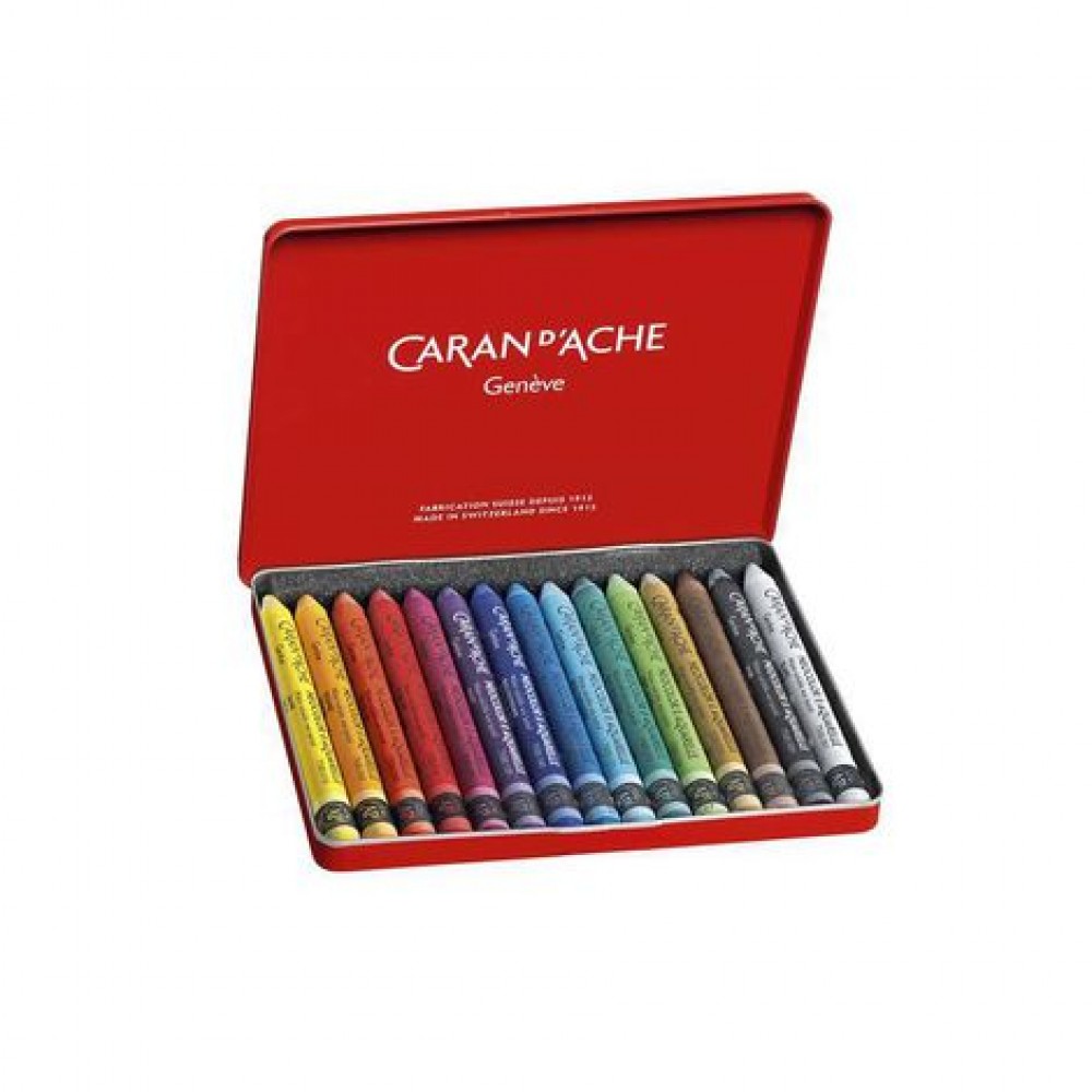 Estojo Giz Aquarelável Caran d’ Ache Neocolor II 15 Cores