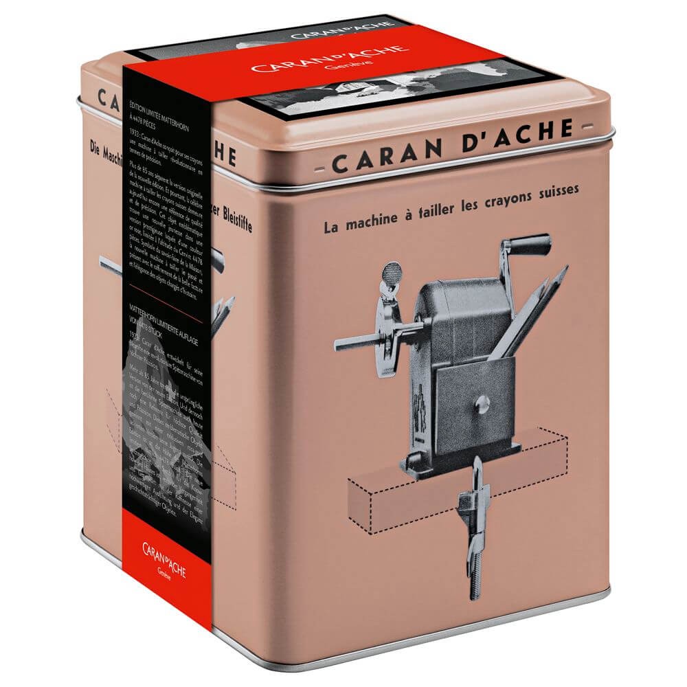 Apontador de Lápis Caran d’Ache Brunt Rosé Colecionador 