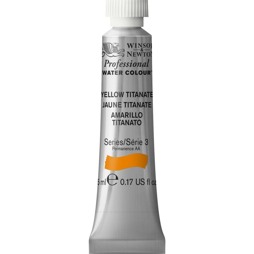 Tinta Aquarela Winsor & Newton Profissional Tubo 5ml S3 349 Yellow Titanate