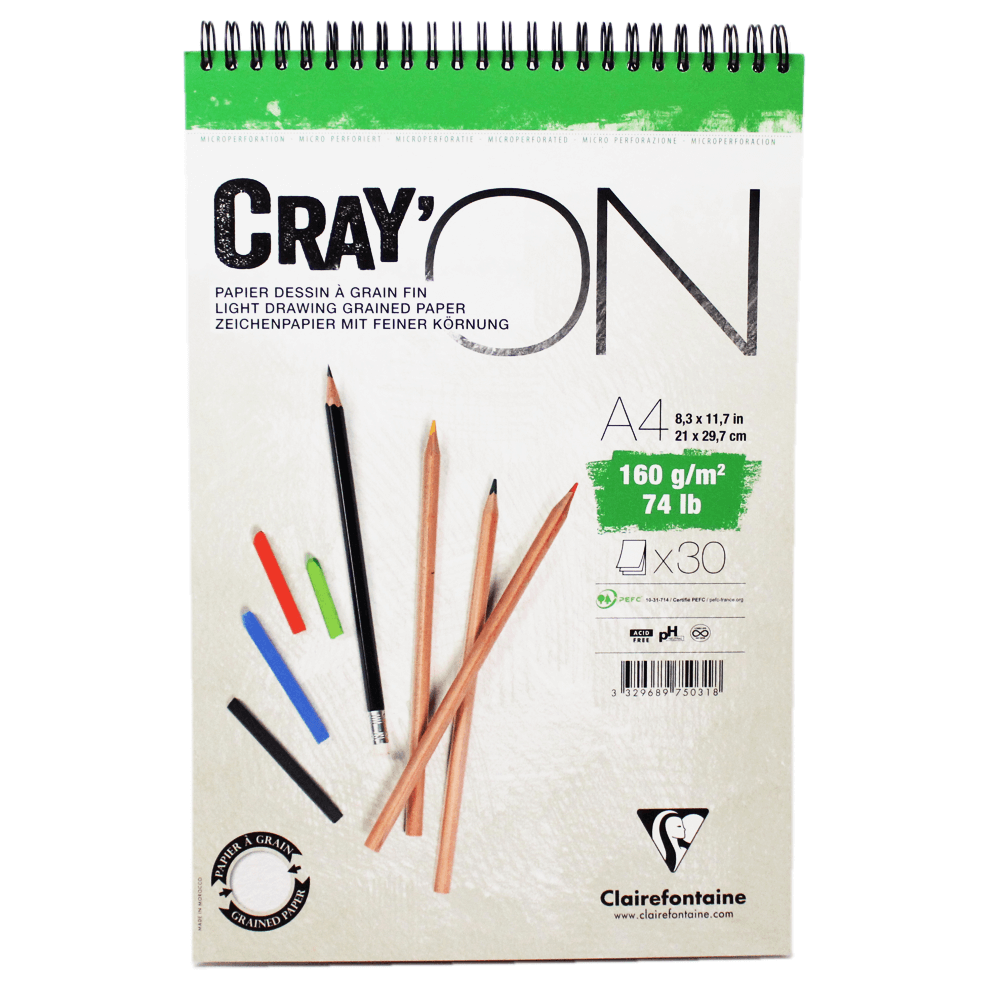 Caderno Clairefontaine Cray’On 160g/m² A4