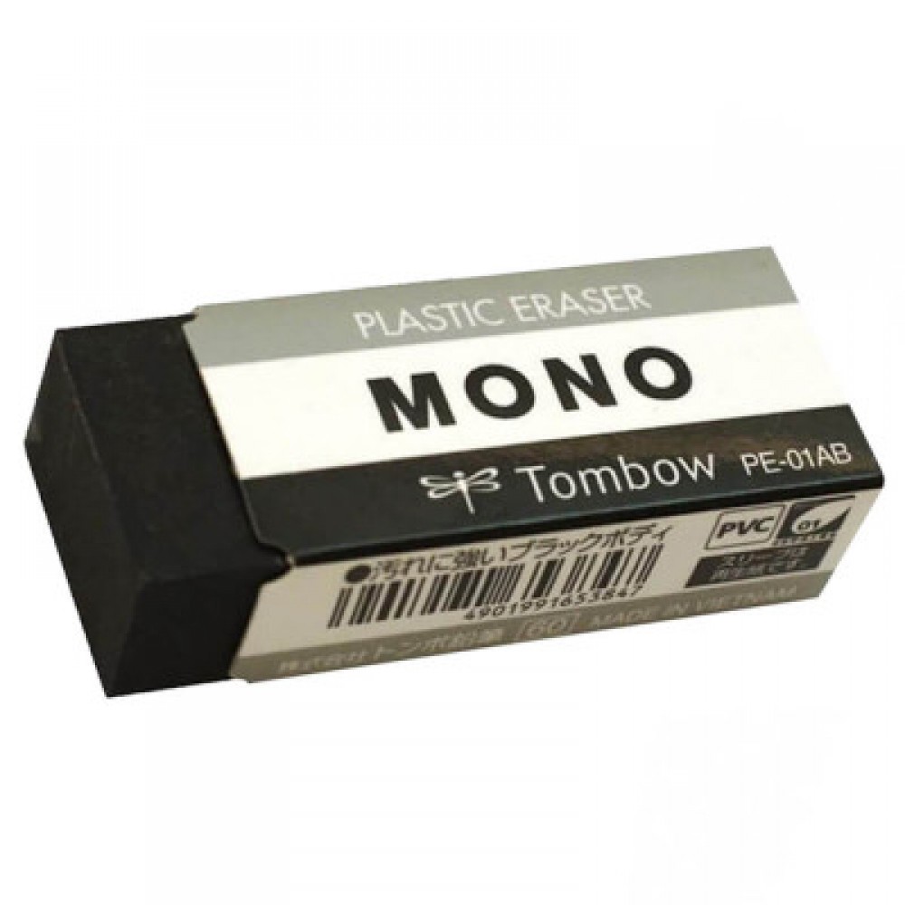 Borracha Mono Tombow Preta Pequena 