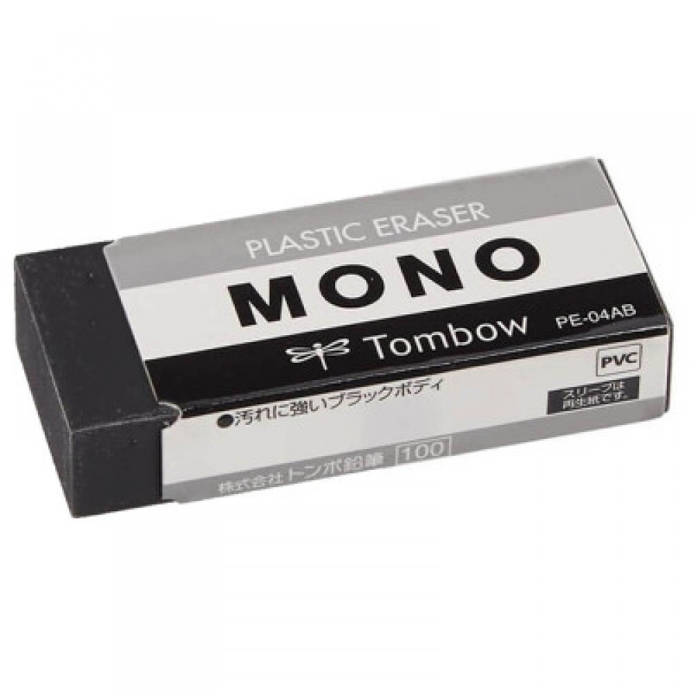 Borracha Mono Tombow Preta Média