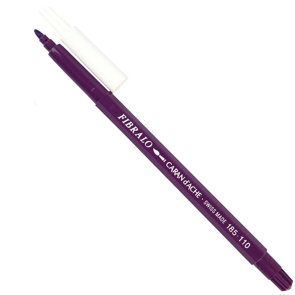 Caneta Aquarelável Caran d'Ache Fibralo 110 Roxo 