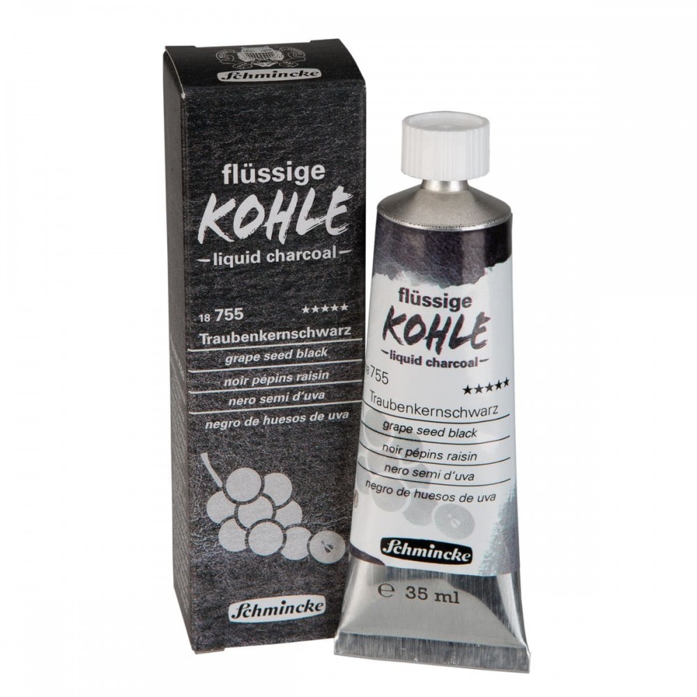 Carvão Líquido Kohle Schmincke Grape Seed Black 35ml