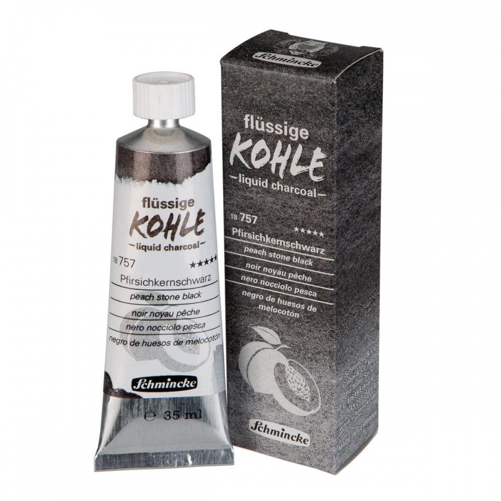 Carvão Líquido Kohle Schmincke Peach Stone Black 35ml