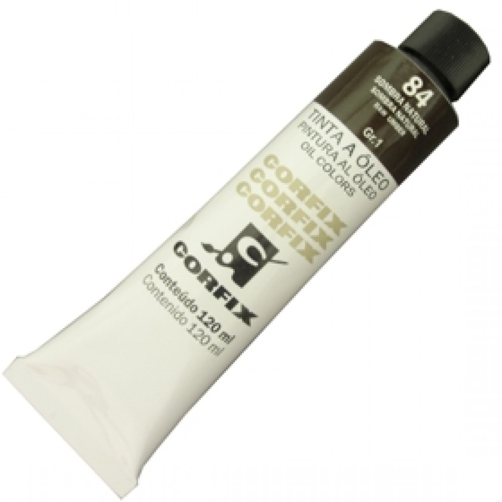 Tinta a Óleo Corfix 120ml 084 Sombra Natural G1