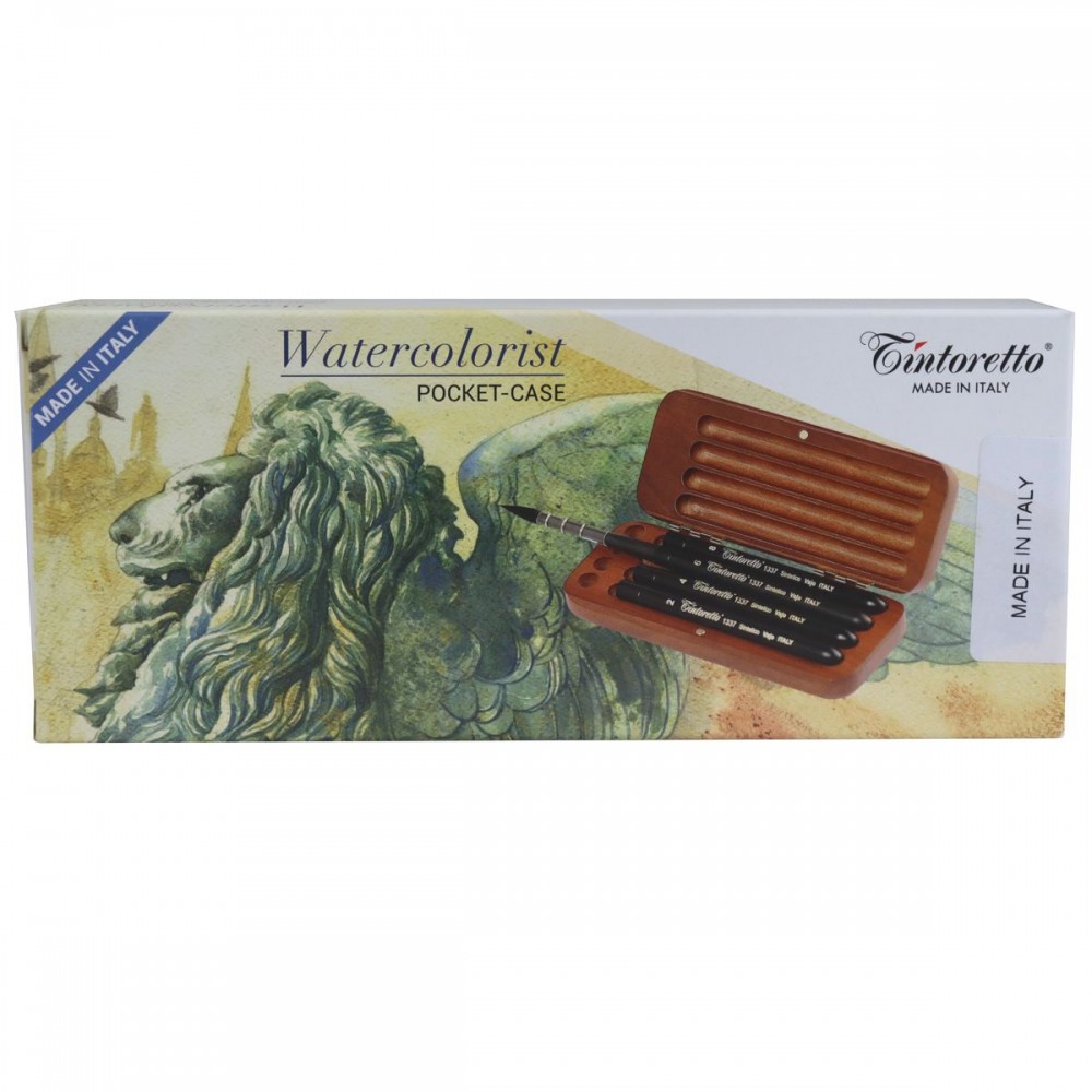 Estojo de Pincéis Tintoretto Sintético ORO