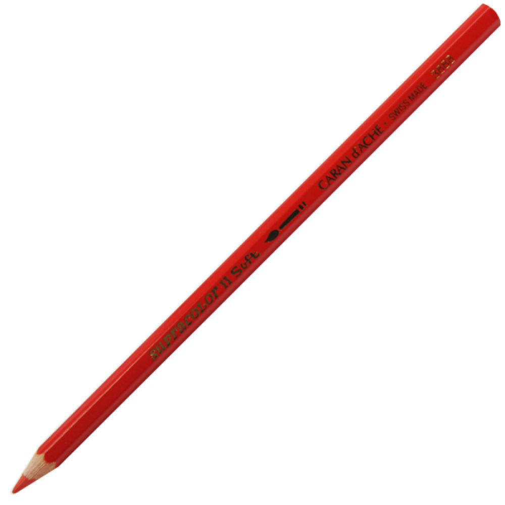 Lápis Aquarelável Caran d’Ache Supracolor Soft 060 Vermilion