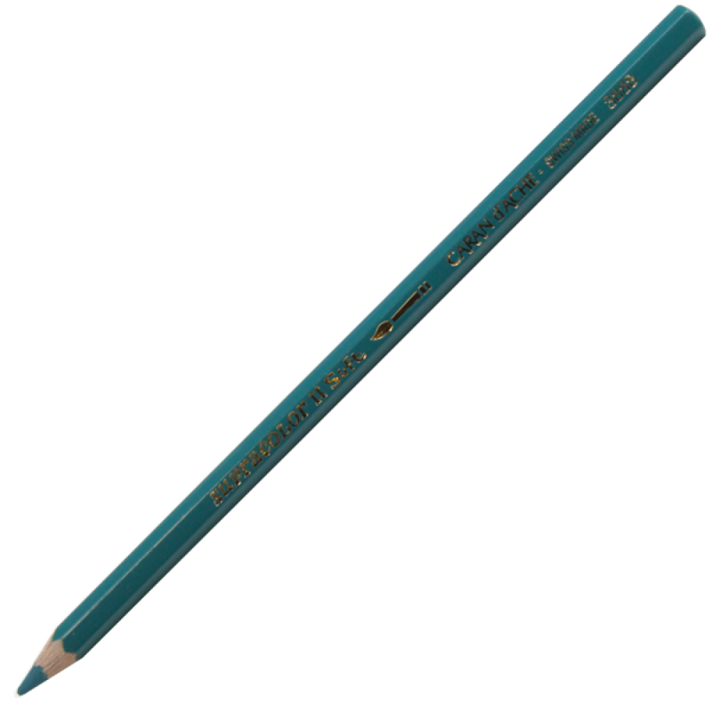 Lápis Aquarelável Caran d’Ache Supracolor Soft 180 Malachite Green