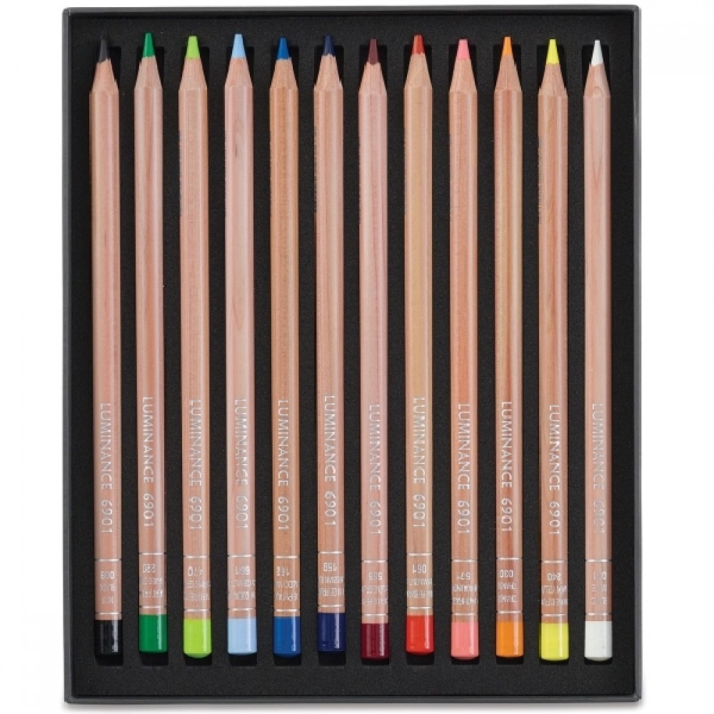 Lápis Luminance CARAN d’ACHE 12 Cores