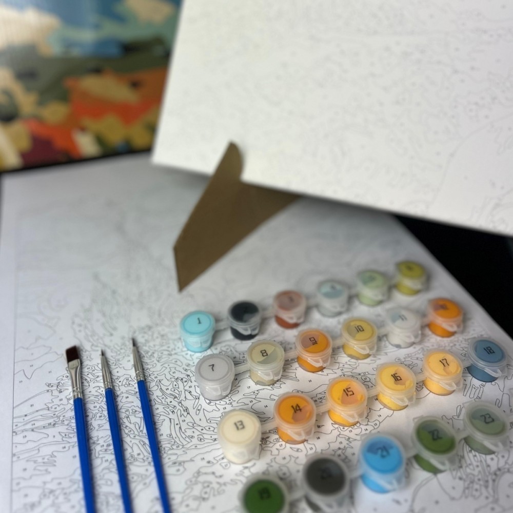 Pintura Por Números Arte Terapia 40X50cm