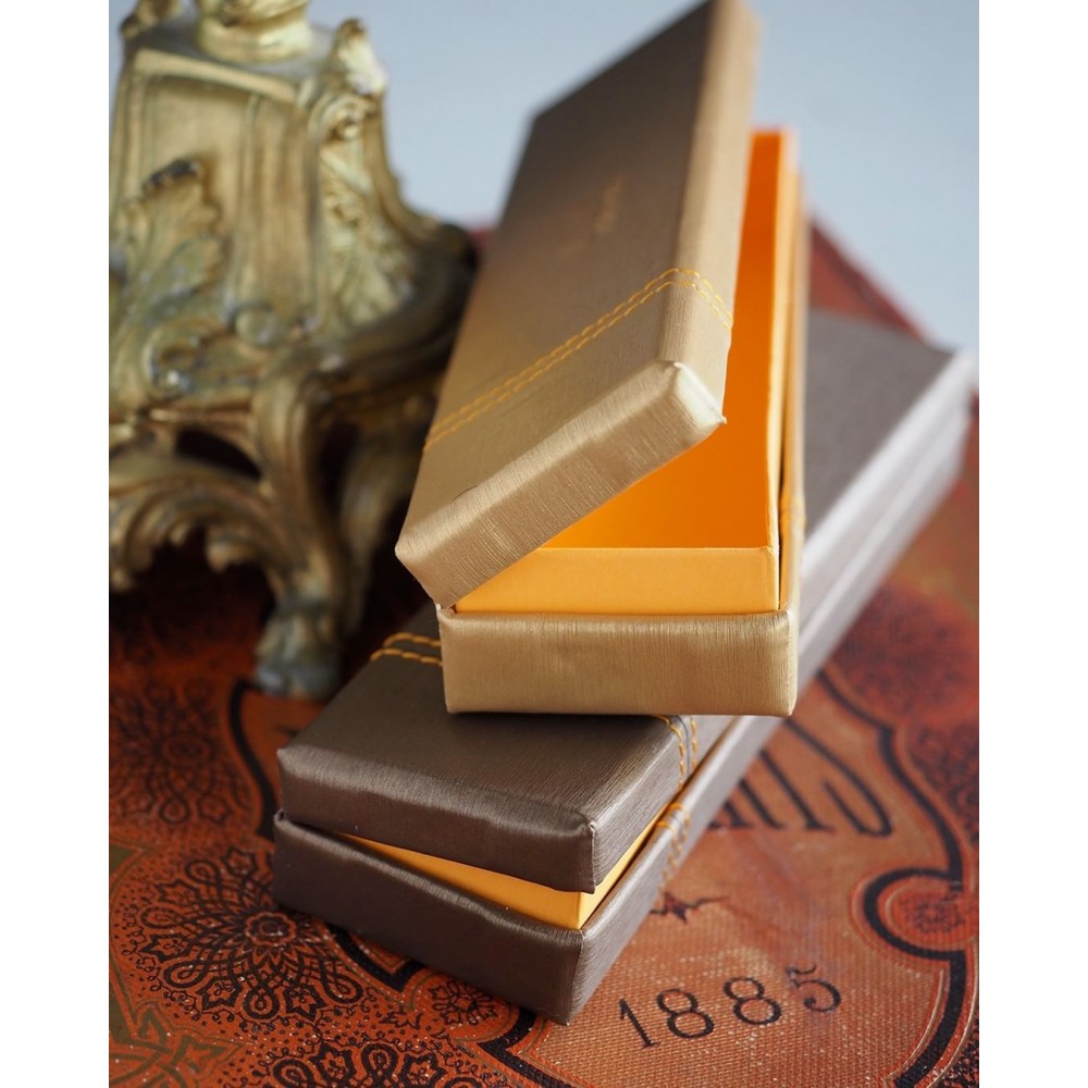 Estojo Rhodia Box cor Burgundy