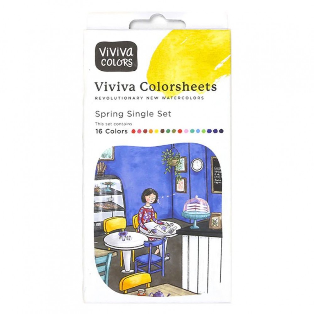 Viviva Colorsheets C/16 Spring Colors 