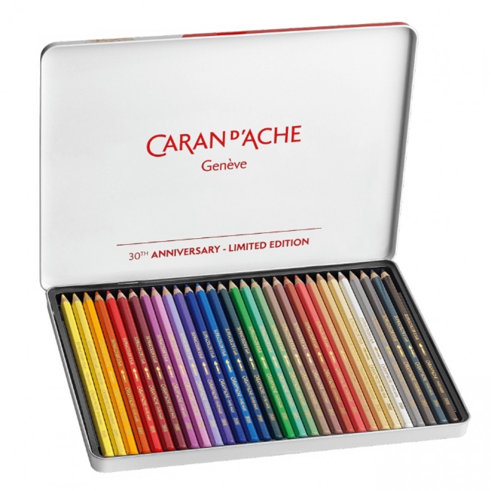 Lápis Aquarelável Caran d’Ache Supracolor 30 Cores Edição Limitada