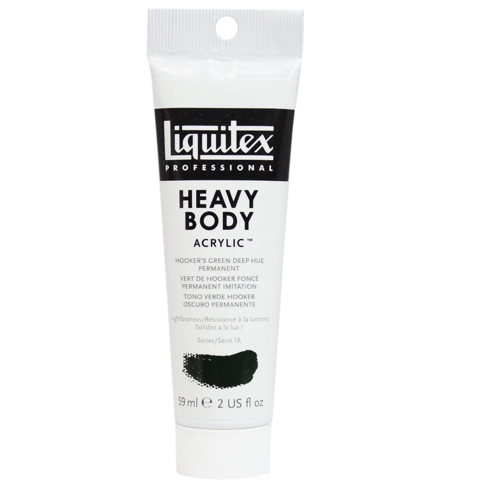 Tinta Acrílica Liquitex Heavy Body 59ml S1A 225 Hookers Green Deep Hue Permanent 