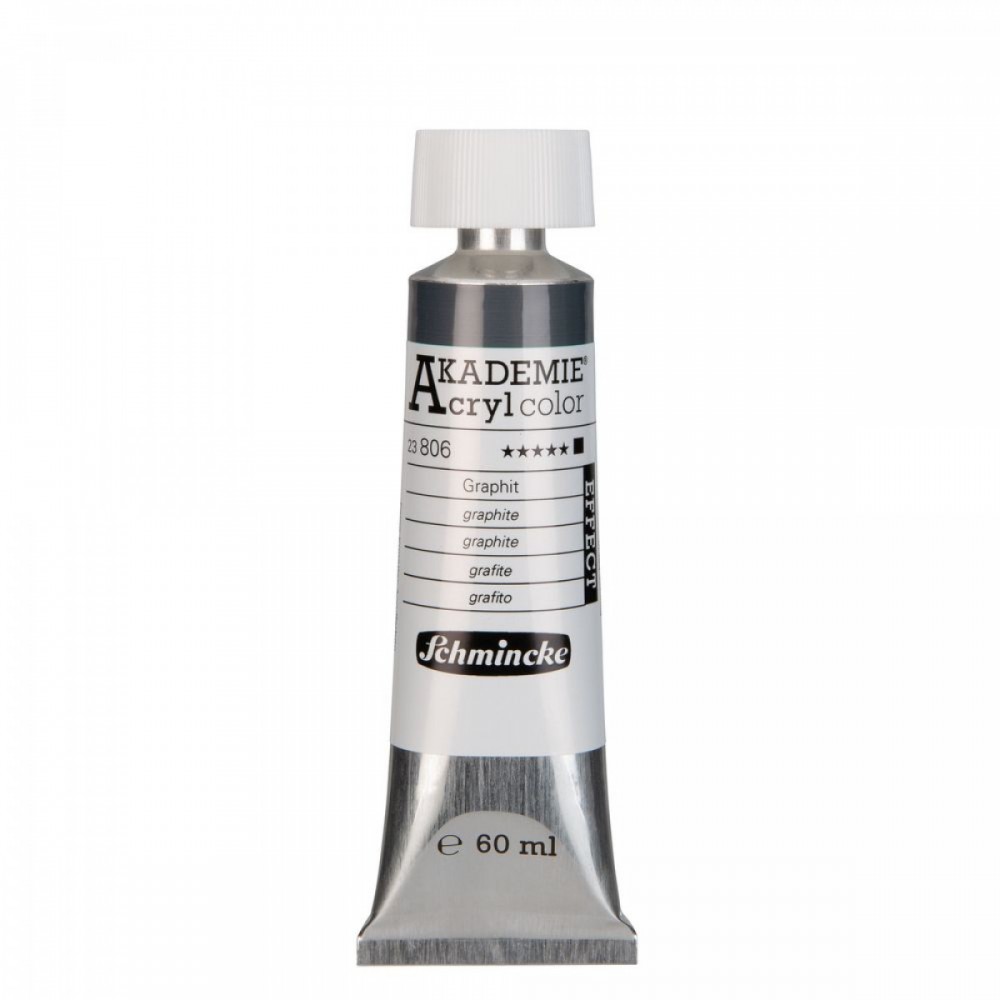 Tinta Acrílica Akademie Schmincke 60ml 23806 Graphite