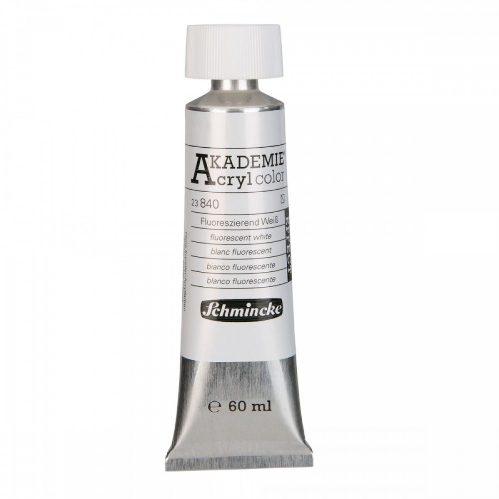 Tinta Acrílica Akademie Schmincke 60ml 23840 Fluorescent White