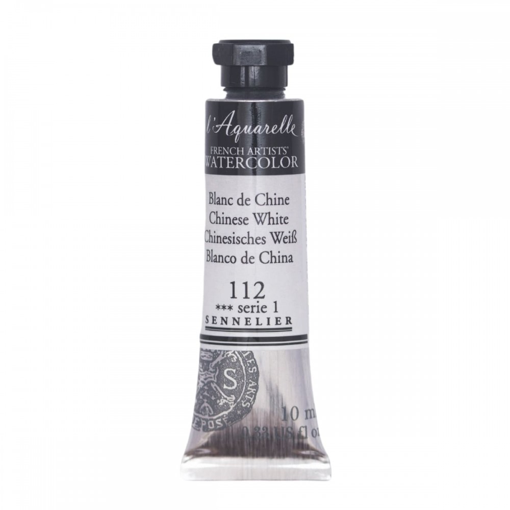 Tinta Aquarela Sennelier L'Aquarelle Extra Fine 10ml S1 112 Chinese White