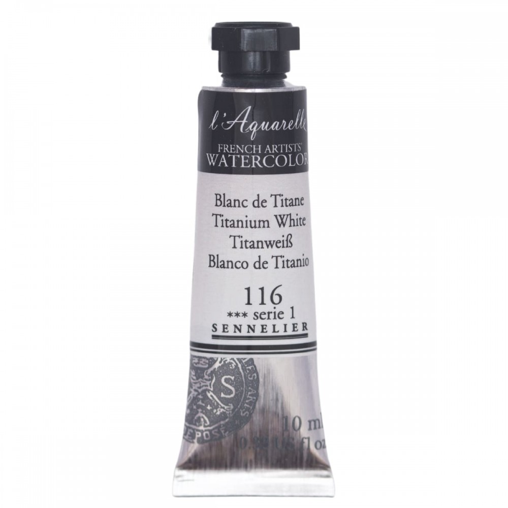 Tinta Aquarela Sennelier L'Aquarelle Extra Fine 10ml S1 116 Titanium White