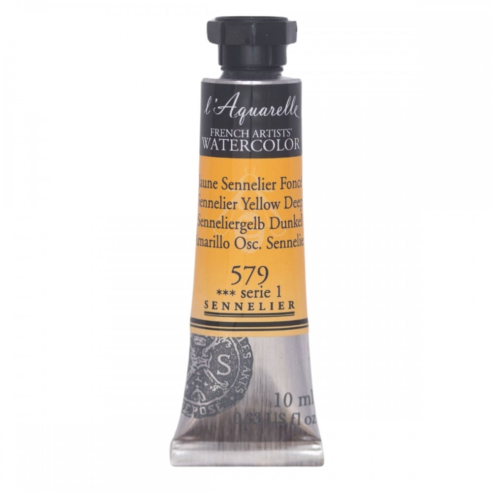 Tinta Aquarela Sennelier L'Aquarelle Extra Fine 10ml S1 579 Yellow Deep