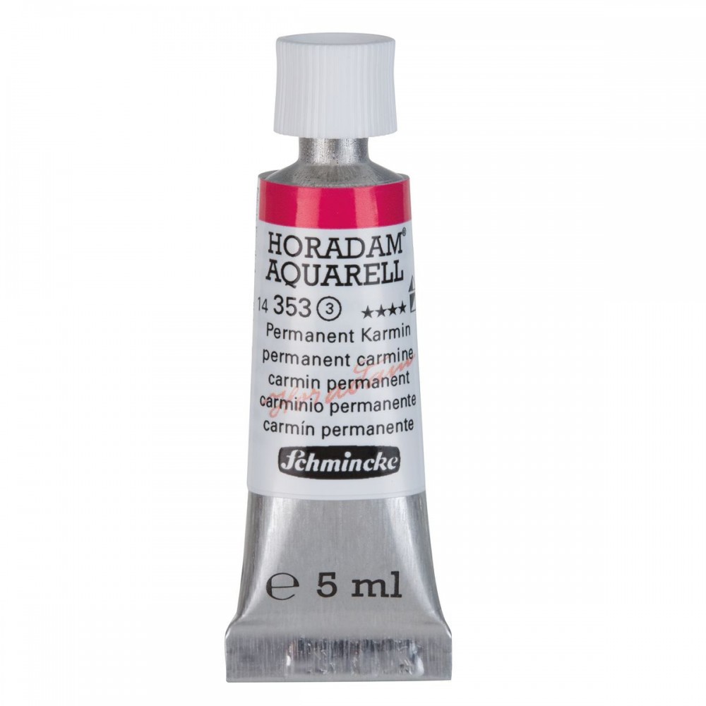 Tinta Aquarela Horadam Schmincke 5ml S3 353 Permanent Carmine