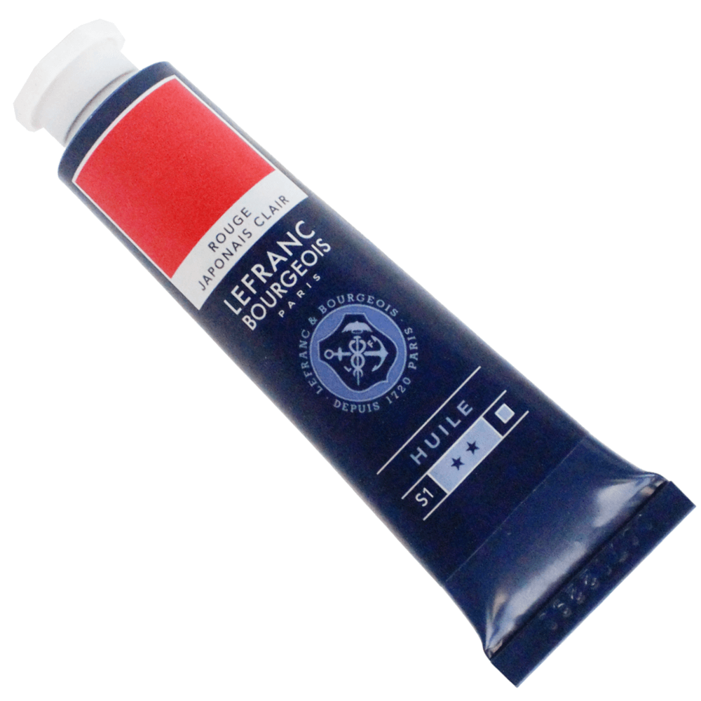 Tinta Óleo Lefranc & Bourgeois Fine 40ml 379 Vermelho Japan Claro