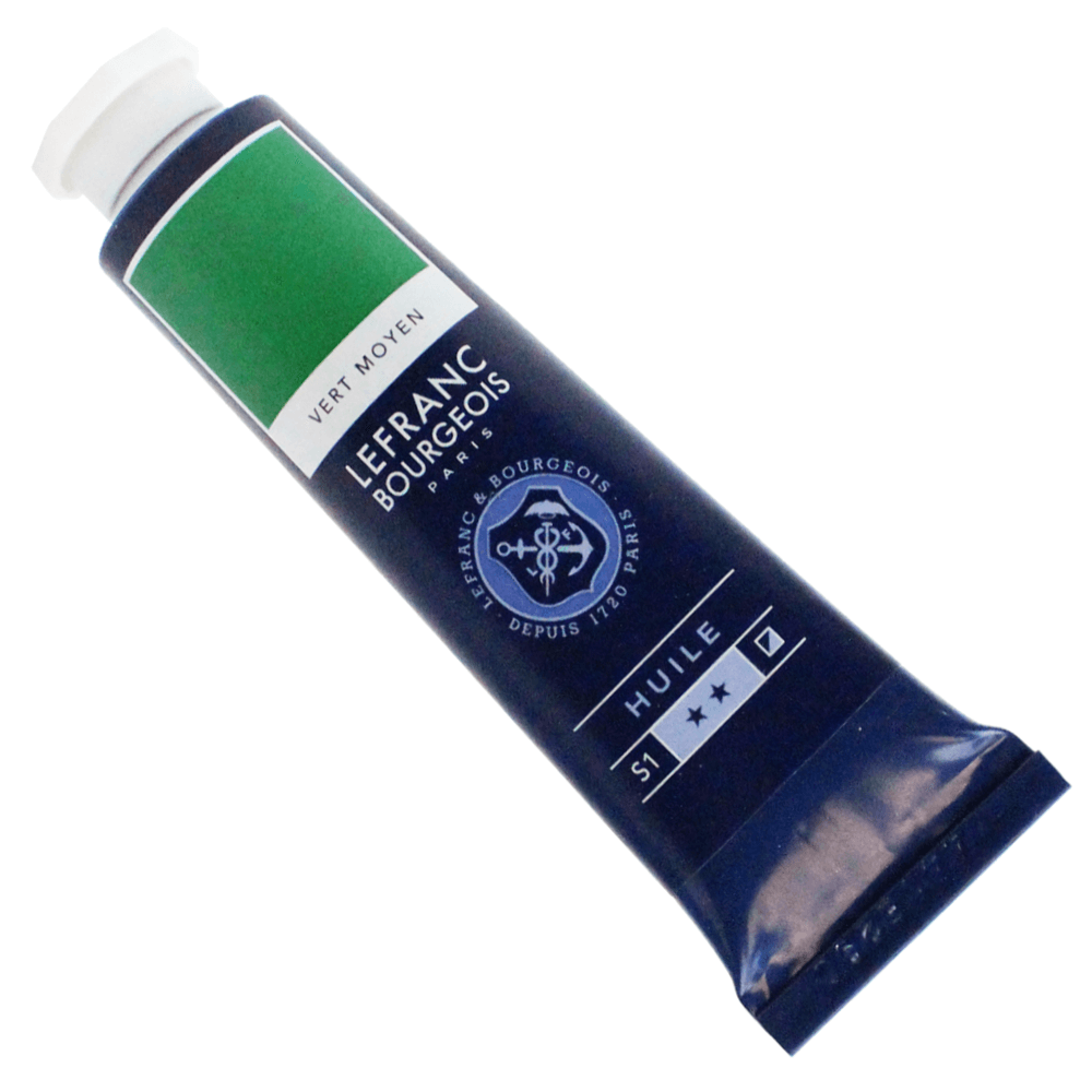 Tinta Óleo Lefranc & Bourgeois Fine 40ml 561 Verde Médio