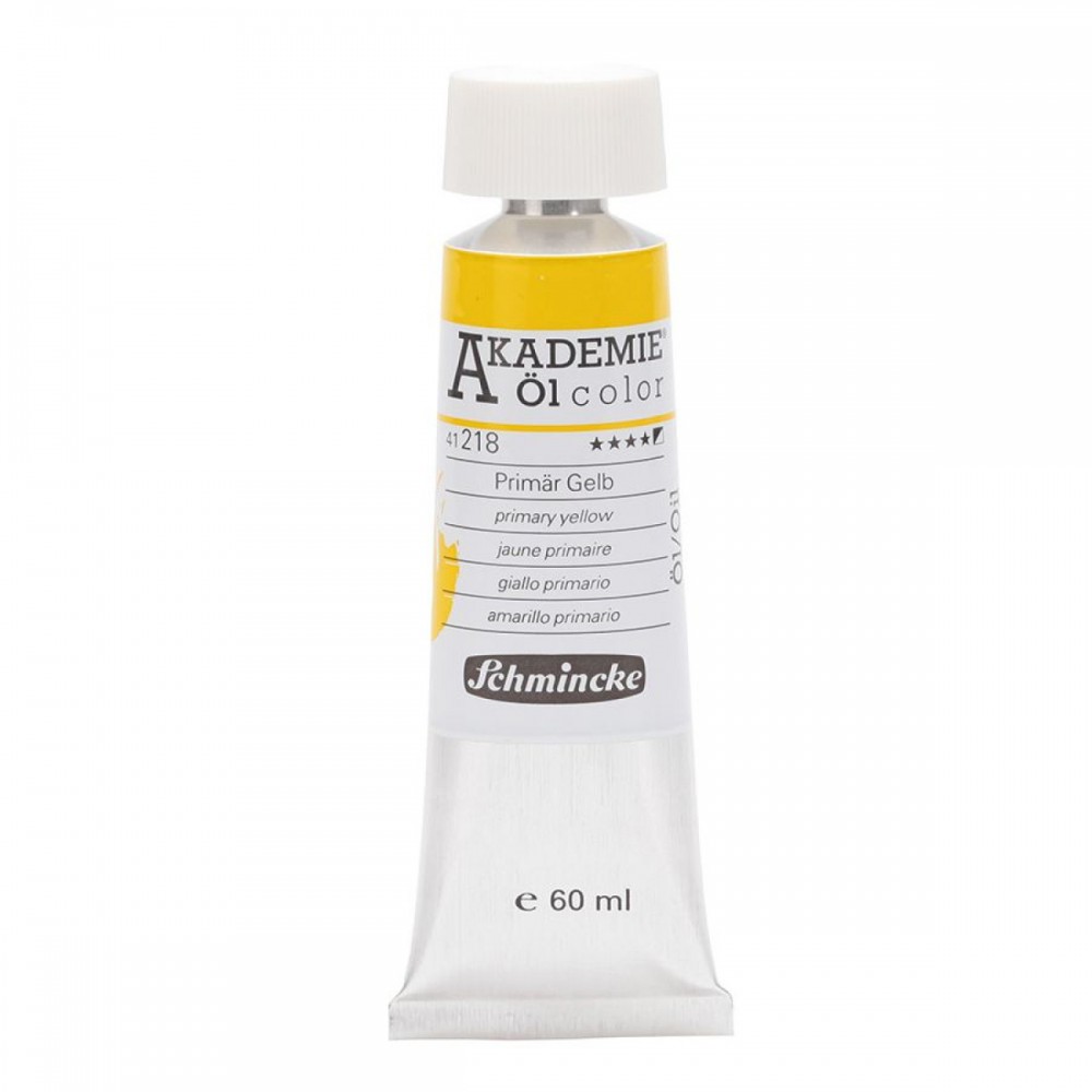 Tinta Óleo Akademie Schmincke 60ml 41218 Primary Yellow