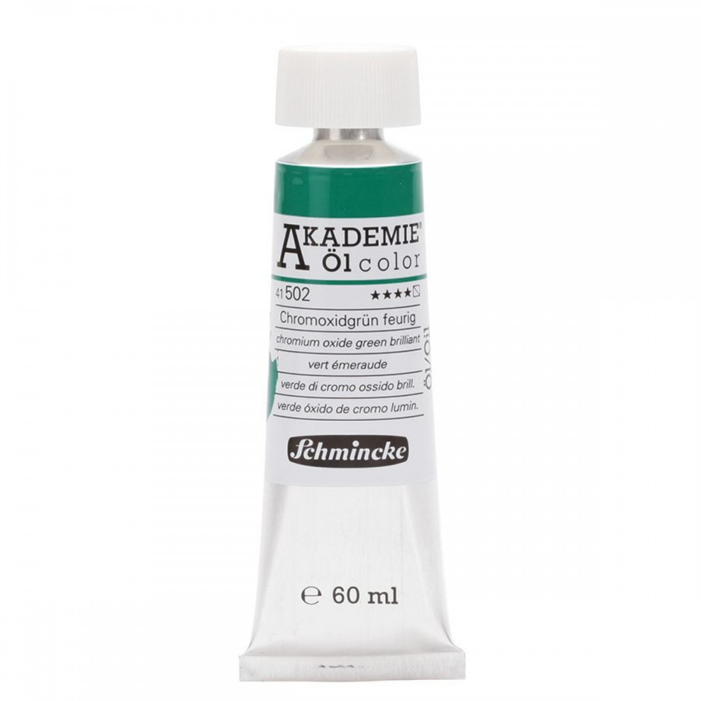 Tinta Óleo Akademie Schmincke 60ml 41502 Chromium Oxide Green Brilliant 
