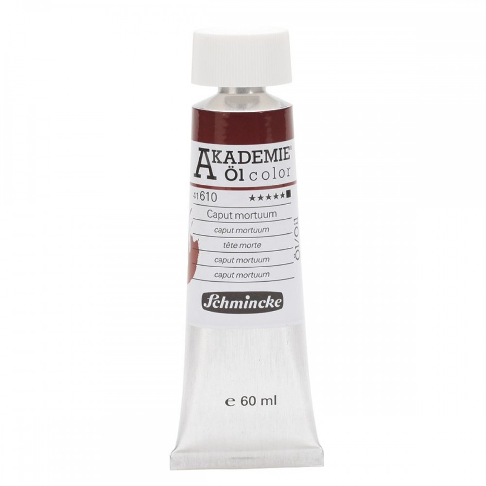 Tinta Óleo Akademie Schmincke 60ml 41610 Caput Mortuum 
