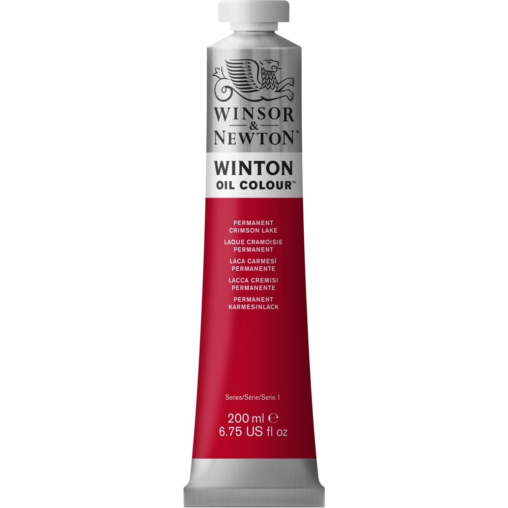 Tinta Óleo Winsor & Newton Winton 200ml 478 Permanent Crimson Lake