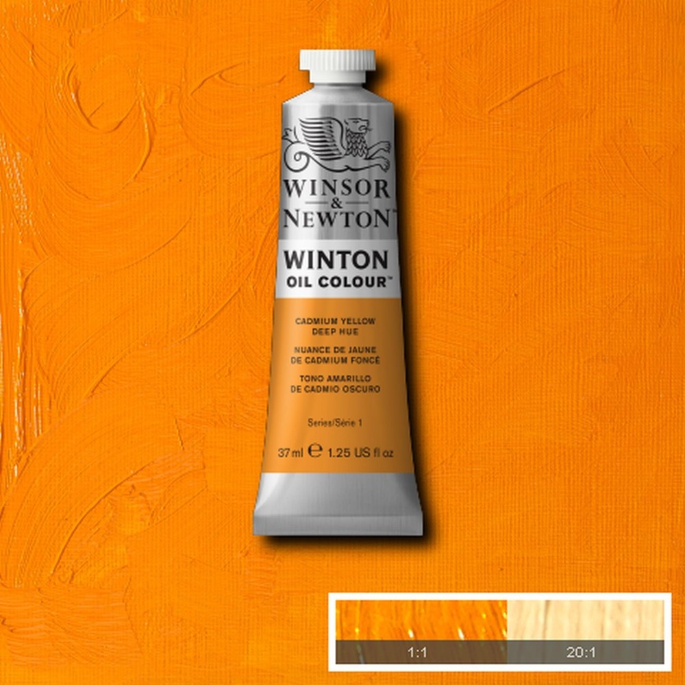 Tinta Óleo Winsor & Newton Winton 37ml 115 Cadmium Yellow Deep Hue