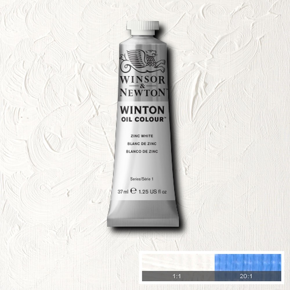 Tinta Óleo Winsor & Newton Winton 37ml 748 Zinc White
