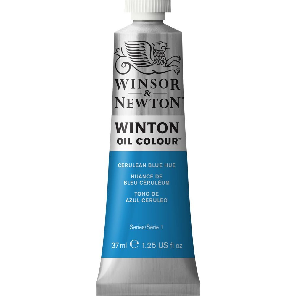 Tinta Óleo Winsor & Newton Winton 37ml  138 Cerulean Blue Hue
