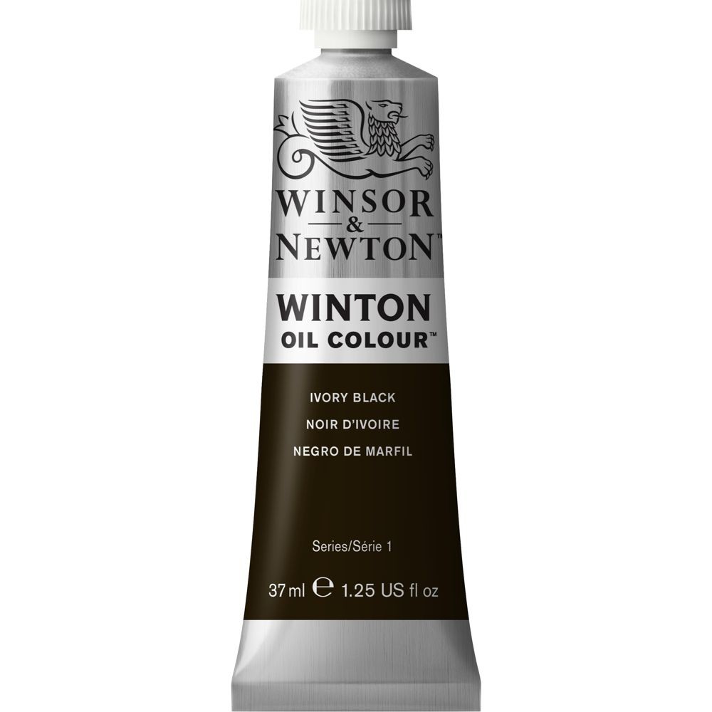 Tinta Óleo Winsor & Newton Winton 37ml 331 Ivory Black