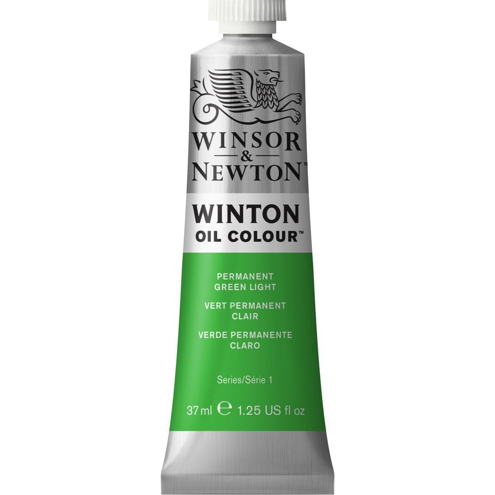 Tinta Óleo Winsor & Newton Winton 37ml  483 Permanent Green Light 