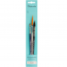 Kit de Pincéis Tintoretto Aquarela Pintura Floral