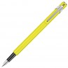 Caneta Tinteiro Caran d’Ache 849 Amarela Fluo Pena Média