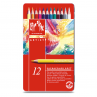 Lápis Aquarelável Caran d’Ache Supracolor 12 Cores