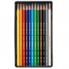 Lápis Aquarelável Caran D’Ache Prismalo 12 Cores
