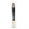 Kit de Pincéis Kolibri C/4 Óleo-Acrílico Kolinsky PB8000A
